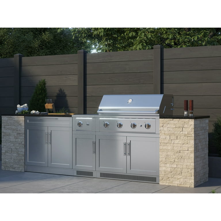 Newage Products Modular Outdoor Kitchens Costco Gas Grill Cabinet