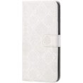 thumbnail image 3 of Compatible with iPhone 15 Pro Max Case with Card Holder Leather Flip Folio Case Retro Embossing with Kickstand Magnetic Protective Cover Wallet Case for iPhone 15 Pro Max 6.7 inch White XCM, 3 of 16