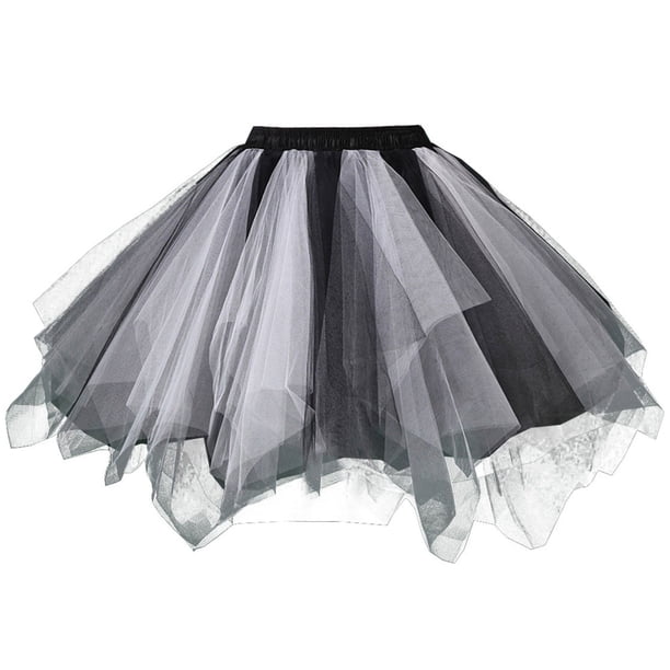 Faldas de color de moda para mujer Falda corta de gasa plisada Falda de baile para adultos Wmkox8yi FGJ2505