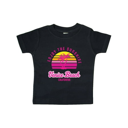 

Inktastic Summer Enjoy the Sunshine Venice Beach California in Pink Gift Baby Boy or Baby Girl T-Shirt