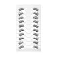 thumbnail image 1 of Unique Bargains 10 Pair Dense False Eyelashes for Makeup Black J14, 1 of 4