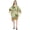 Mint Green, variant on Printed Short Turkish Kaftan For Women's Sexy Kaftan Evening Gown Beachwear Dress