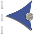 thumbnail image 1 of Waterproof Shade Sail (PES) Triangular 3 x 3 x 3m Anthracite UV Protection for Terrace Camping Outdoor Garden (Blue), 1 of 5