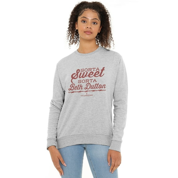 Yellowstone Sorta Sweet Sorta Beth Dutton Women's Crew Sweatshirt