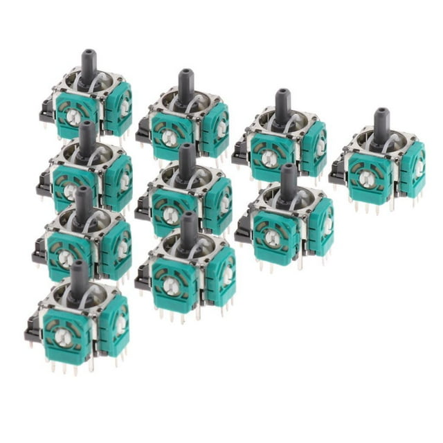 Seitruly L R Analog Joystick Control 3D Rocker Pieza de repuesto para PS3 Videojuegos y accesorios Tipo 5 10 piezas