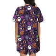 thumbnail image 3 of Lsque Halloween Sweet Candy Women's Short-Sleeved Pajama Set - 2 Piece Soft and Lightweight Sleepwear Set-XX-Large, 3 of 9