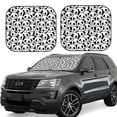 thumbnail image 6 of Kdxio Cute Panda Print 2-Piece Sun Shade Front Windshield - Foldable Car Front Window Sunshades for Most Sedans SUV Truck, 6 of 6