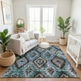 thumbnail image 7 of Addison Rugs Mayfield Premium Machine Washable Transitional Aztec Brown Rectangle Rug, 10' x 14', 7 of 7