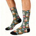 thumbnail image 6 of ASDFVBKG Easter Egg3 Funny Silky Novelty Funky Long Knee High Socks Soft 3D Print Cosplay Crazy Stockings For Men Women H, 6 of 6