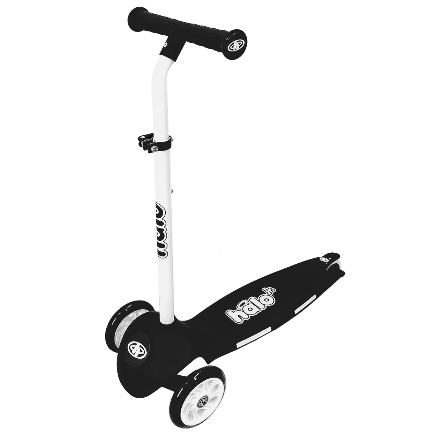 HALO Rise Above Select 3 Wheel Scooter - Black - 50lbs Max Weight - Unisex - 2+