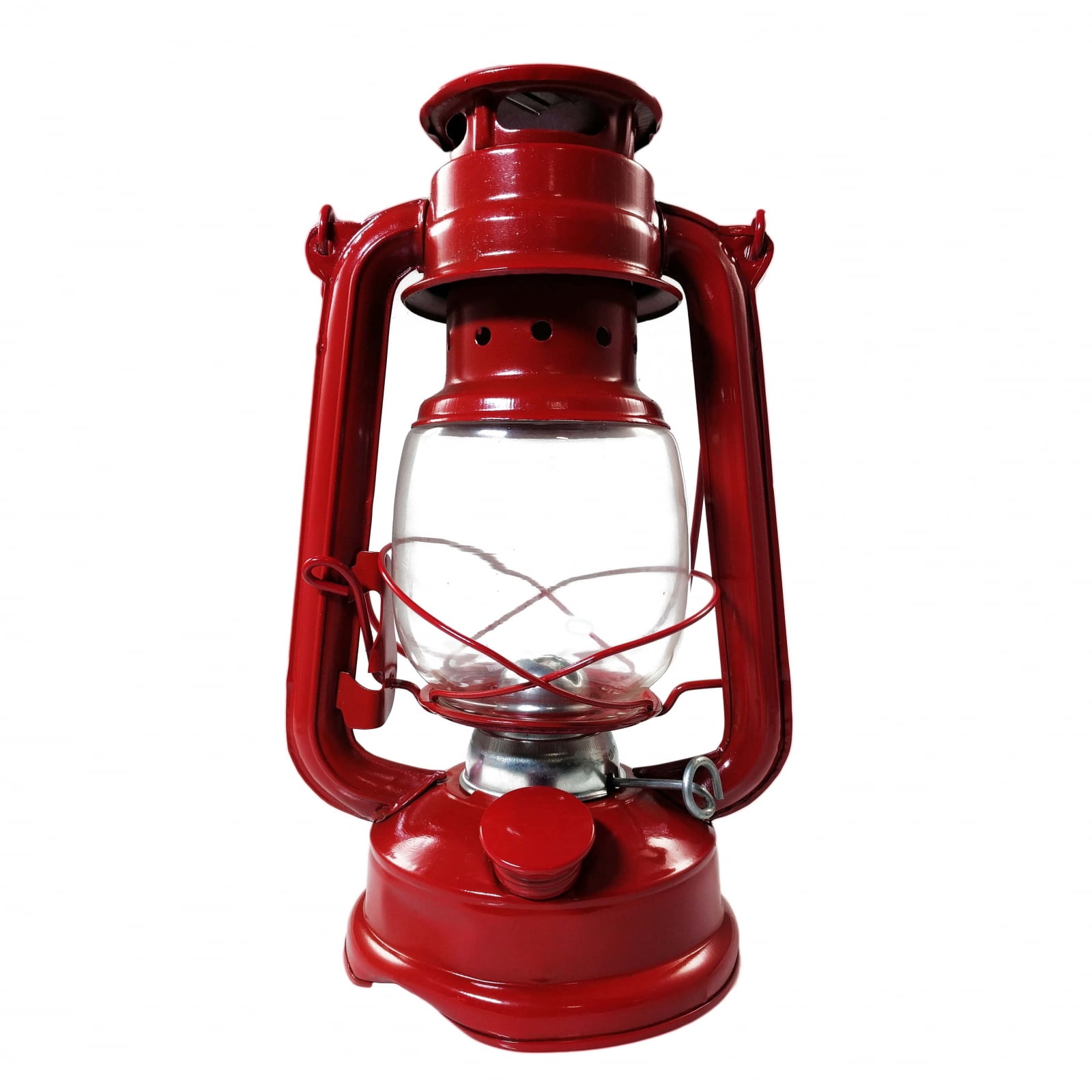 Vintage Hanging Hurricane Camping Kerosene Oil Lantern Red Walmart