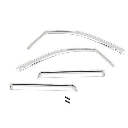 Putco 480143 Element Chrome Window Visor In Channel Fits 09-14 F-150