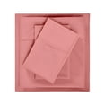 thumbnail image 2 of Superior 4-Piece 600 Thread Count Cotton Blend Deep Pocket Sheet Set, Full, Blush, 2 of 7