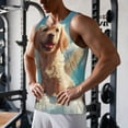thumbnail image 5 of Salouo Cute Angel Winged Dog for Men's Tank Tops,Sleeveless Muscle Shirts for Men Quick Dry Workout Tank Top Gym Muscle Tee Fitness Bodybuilding Sleeveless T Shirt-3X-Large, 5 of 7