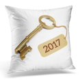thumbnail image 1 of BSDHOME Accessibility Golden Key with Year Tag White 3D Rendering Celebrate Throw Pillow Case Pillow Cover Sofa Home Decor 16x16 Inches, 1 of 1