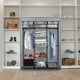 thumbnail image 4 of Closet Armable de Tela AGBOX Organizador de Ropa y Zapatos Color Gris y Negro Ahorro de Espacio Fácil Montaje y Gran Capacidad de Almacenamiento, 4 of 4