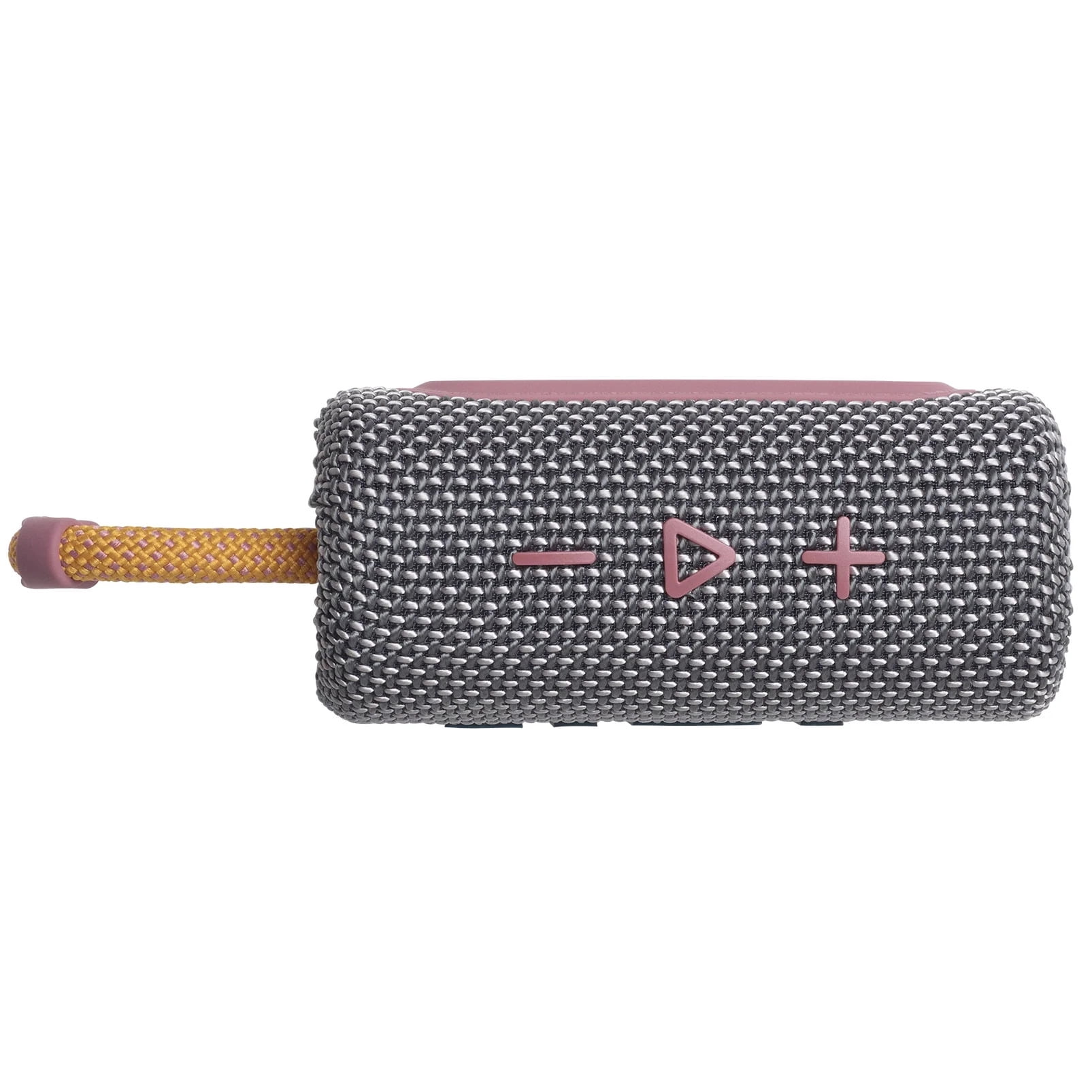 JBL Go 3 Portable Mini Wireless Bluetooth Waterproof Speaker - Gray - with Cleaning Cloth - Sold without manufacturer warranty
