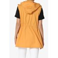 thumbnail image 2 of TheMogan Women's PLUS Drawstring Loose Fit Utility Vest Sleeveless Military Jacket, 2 of 7
