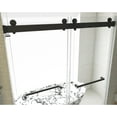 thumbnail image 5 of 56-60" W x 76" H Sliding Frameless Soft-Close Shower Door, Glass Shower Door with Premium 3/8 Inch (10mm) Thick Tampered Glass, Shower Doors with Explosion Proof Film (ED), 5 of 7