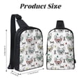 thumbnail image 3 of Rocae Cute French Bulldog for Lightweight Chest Bag Dual Pocket, Waterproof Crossbody Sling Bag for Men and Women, 3 of 8