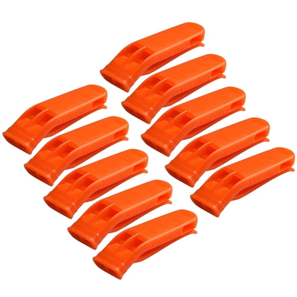 10 piezas Silbato Emergencia Auxilio Supervivencia Rescate SOS DouShop DOS TONOS