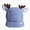 A44-Blue, variant on Hessimy Kids 3D Antler Reindeer Knit Beanie,Cute Winter Warm Folded Cap