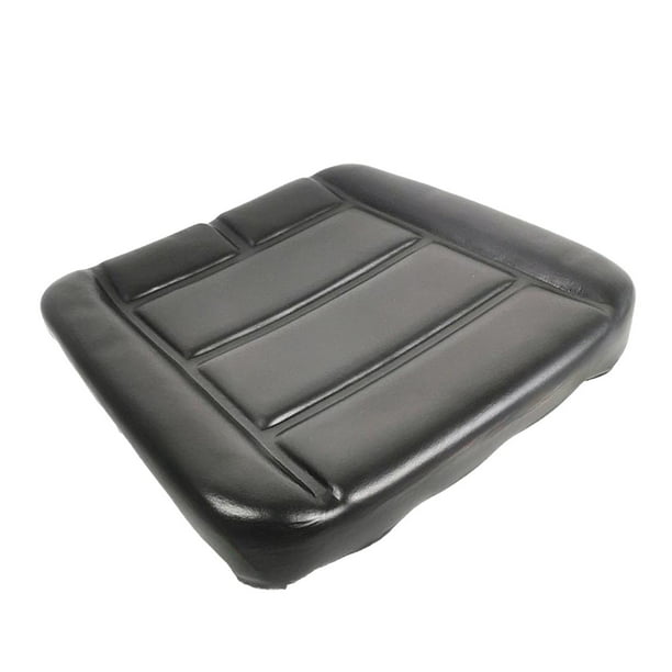 Cojín de asiento para montacargas universal, fácil de instalar, confiable, de cuero PU, para cargadores deslizantes 43 cm x 38 cm