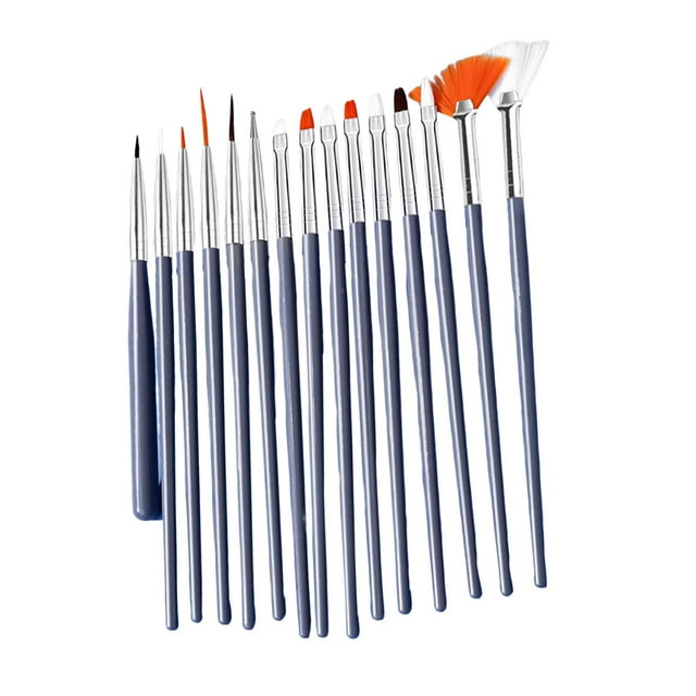 15x Nail Art Dotting Tool Set DIY Nail Dotting Pen Pinceles para pintar para patrón Gris Yuyangstore Bolígrafos para puntear uñas