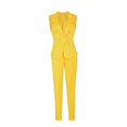 thumbnail image 6 of Riforla Women's Casual Fashion Commuting Pants Small Suit Two Piece Set 2 Piece Sets for Women Yellow M, 6 of 6
