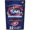 TUMS Chewy Delights Very Cherry Ultra Strength Antacid Soft Chews for Heartburn Relief 32 count