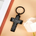 thumbnail image 4 of Christian Cross Keychain Gifts for Women Men Adults, Religious Bible Verse Key chain, Faith Based Keyring for Boys Girls Kids, Easter Basket Stuffers for Teen Boys, Confirmation Easter Gifts, 4 of 6