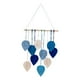 thumbnail image 2 of Tapiz de pared de macramé, decoración de algodón, arte de pared, tapiz bohemio, macramé Azul, 2 of 9