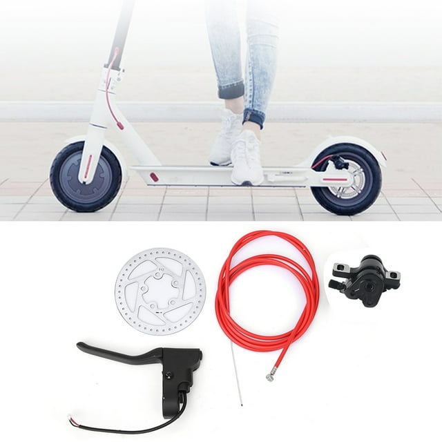 Frein à Disque Scooter, Poignée de Frein de Scooter Électrique Facile à Installer Solide, Pas de Rouille pour la Poignée de Ligne de Frein E-Bike