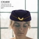 thumbnail image 5 of BRIGHTFUFU Boina, sombrero de azafata, sombrero de azafata, gorra de azafata, boina de uniforme para mujer, sombrero de boina, sombrero de azafata, sombrero de azafata, 5 of 7