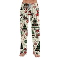 thumbnail image 5 of Womens Christmas Pajama Pants Soft Baggy Lounge Bottoms Sleepwear, Xmas Cozy Cute Print Pj Loungewear , Christmas Party, 5 of 6