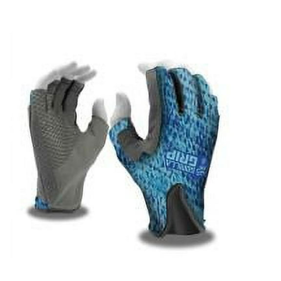 Gorilla Grip High Performance Fingerless Blue Shatter M