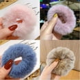 thumbnail image 3 of OOCA Chouchous Lumineux en Peluche pour Filles Bandeau Coloré pour Femmes Porte-Queue de Cheval Accessoires de Mode Élastiques, 3 of 7