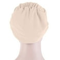 thumbnail image 5 of FADAACAI Turbans for Women,Women Solid Beading Hat Muslim Ruffle Cancer Chemo Hat Wrap Cap,Cancer Hats for Women Chemo,Chemo Headwear for Women Clearance！, 5 of 5