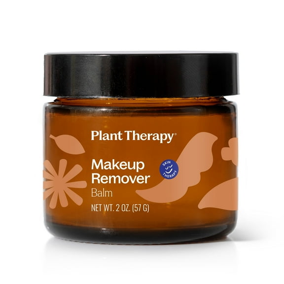 Plant Therapy Makeup Remover Balm, 2 oz, Gently Cleanses Away Makeup, Nourishes & Softens, All-Natural Ingredients