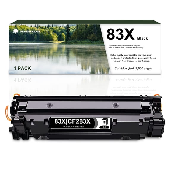 83X Black High-Yield Toner Cartridge-Compatible CF283X Replacement for HP M201 M201dw M201n Printers Toner, 1 Pack