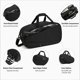 thumbnail image 2 of Bolsa tenis multifuncional para hombres y mujeres, ideal para principiantes y profesionales. Bolsa ligera para bádminton y raquetas tenis. Negro, 2 of 8