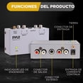 thumbnail image 2 of Preamplificador Phono Tocadiscos Pyle, Minipreamplificador de Fonógrafo Estéreo de Audio Electrónico con Entrada y Salida RCA, Bajo Nivel de Ruido Alimentado por Adaptador de Corriente Continua de 12V, 2 of 6