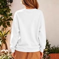 thumbnail image 4 of Crewneck Sweatshirts Women Oversized Comfort Fleece Pullover Sweatshirt, 2XL, 4 of 8