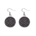 thumbnail image 1 of Notas musicales de color morado oscuro negro Pendientes pendientes de plata colgantes joyas señora Unbranded M, 1 of 3