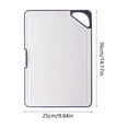 thumbnail image 3 of Cutting Board Chopping Board Kitchen Cooking Tool with Groove, 3 of 6