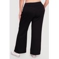 thumbnail image 4 of Women's Plus Size Drawstring Waist Pull On Flare Pants, 4 of 4