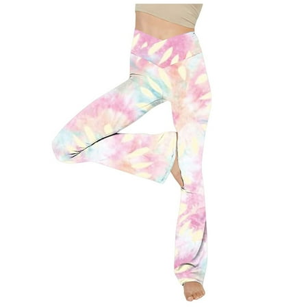 

Gubotare Yoga Pants For Women Women s Wide Leg Palazzo Lounge Pants Light Weight Loose Comfy Soft High Waisted Casual Pajama Yoga Pants Pink XXL