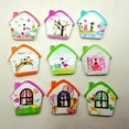 thumbnail image 3 of 100Pcs Assorted House two holes Embellishments For Craft Sewing, 3 of 7
