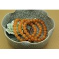 thumbnail image 3 of Natural Orange Aventurine Gemstone 8mm Round Beads Stretch Bracelet 7" Unisex, 3 of 3