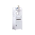 thumbnail image 2 of InRoom Furniture BM14-WH 11 x 9 x 31 in. Bathroom Cabinet, White, 2 of 3
